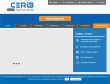 Tablet Screenshot of cerib.com